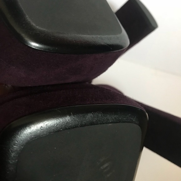 Prada plum purple suede round toe platform - Picture 5 of 5